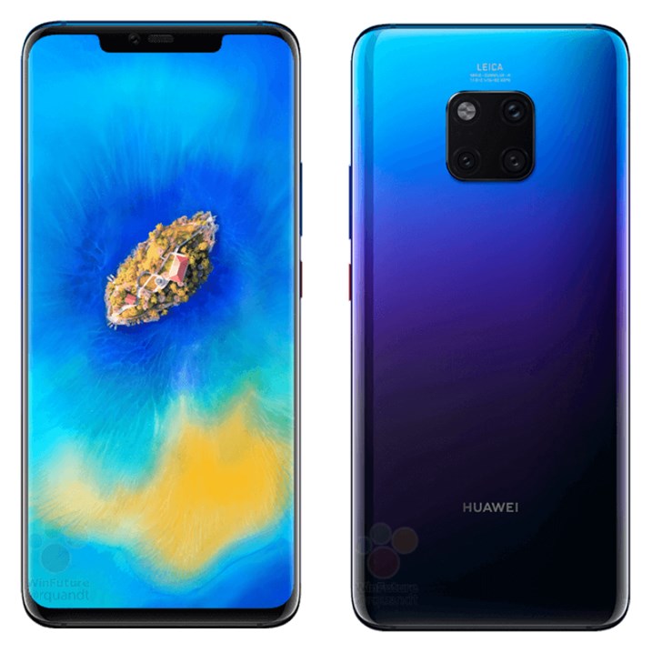 华为发布会将给我们带来什么惊喜：Mate 20 Pro官方渲染图曝光
