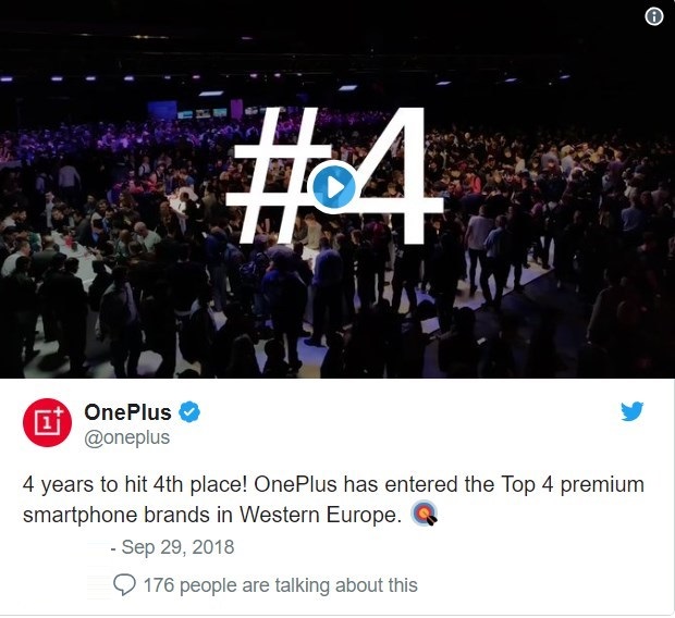 一加手机进入欧洲优质智能手机OEM的前五