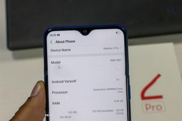 水滴屏设计!Realme 2 Pro下周亮相