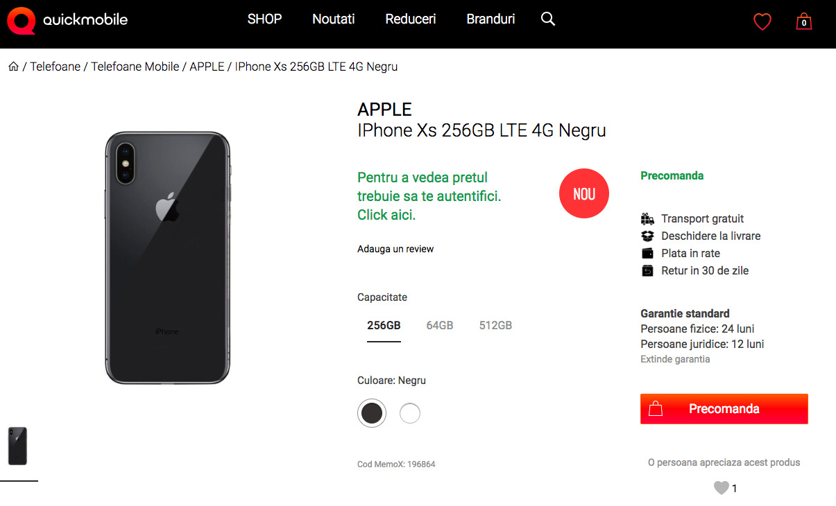 苹果新品发布在即 国外一运营商上线iPhone Xs/iPhone 9预购通道