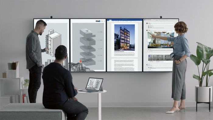 微软二代Surface Hub巨屏办公设备2019年上市