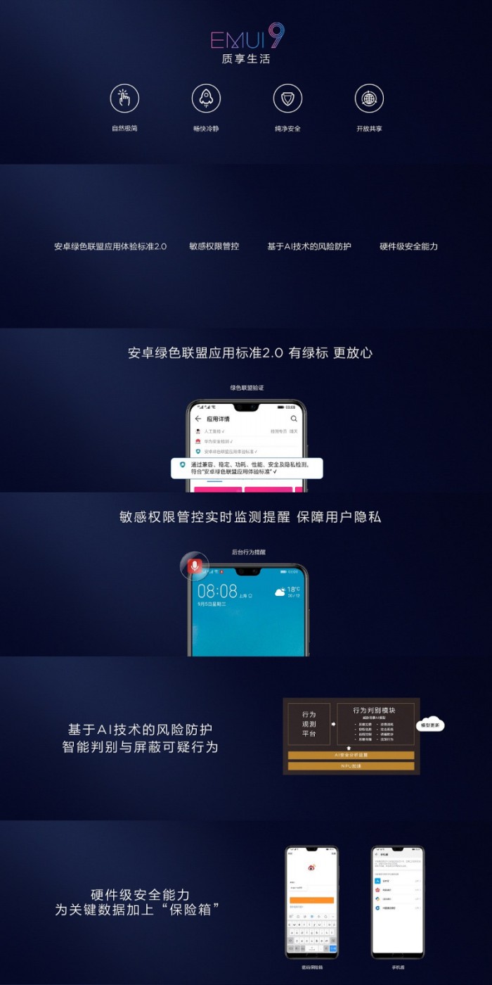 华为正式推出EMUI 9.0,Mate 20系列将首发搭载