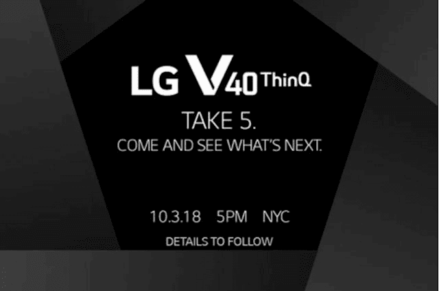 LG五摄新机V40 ThinQ下月亮相纽约!