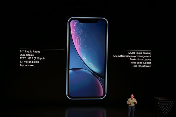 苹果推6.1英寸iPhone XR,价格相对便宜
