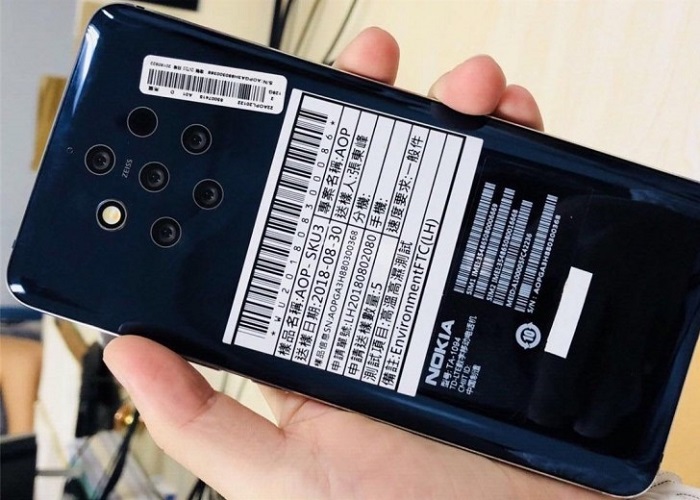Nokia 9 谍照曝光:背面有七个圆孔