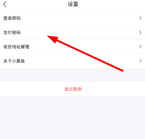 小黑鱼中设置支付密码的详细图文讲解