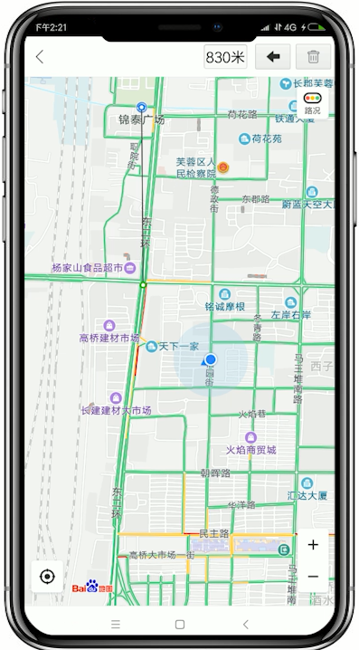 在百度地图中进行测距的详细讲解