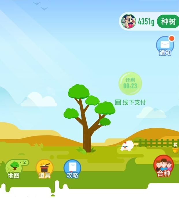 支付宝蚂蚁森林变身 不同之处找到了没?