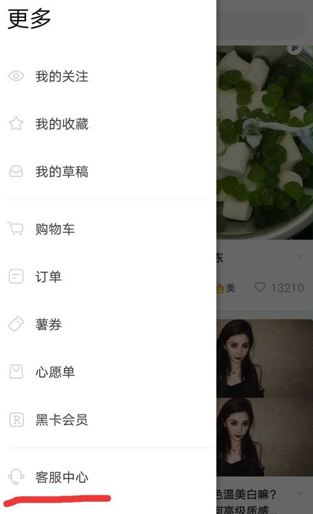 小红书APP联系客服的简单操作