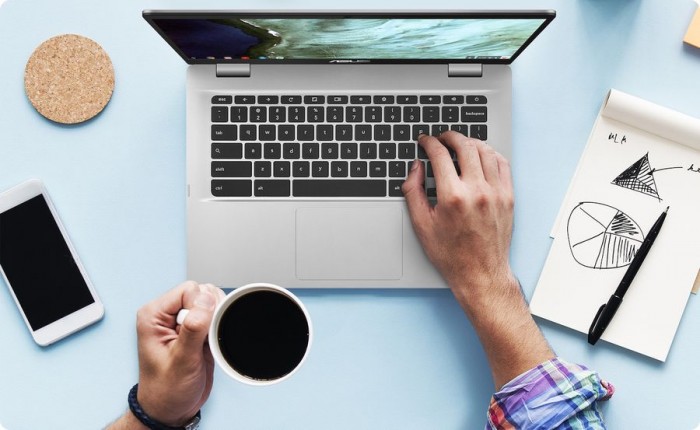 华硕推Chromebook C423：屏幕最高旋转角度为180度