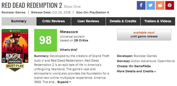 期待《荒野救赎2》上架PC吗？