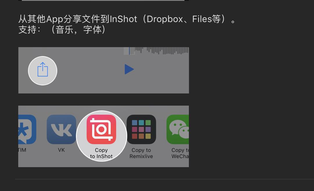 inshot导入音乐的详细操作