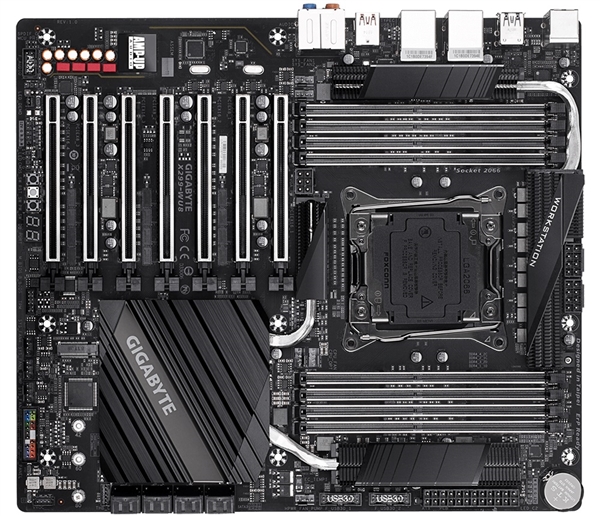 技嘉上线X299-WU8工作站主板：功能就是这么强
