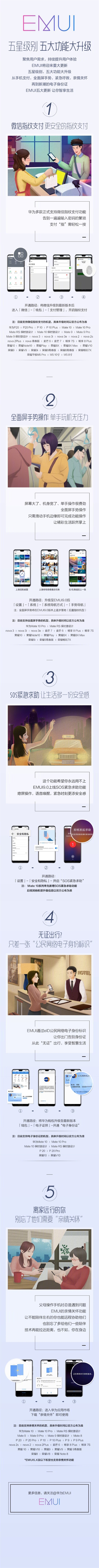 华为这些老设备将迎来EMUI 9.0更新：新增功能值得使用