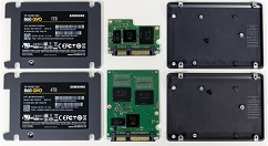 三星860 QVO没有完全利用整块PCB，预留一半空焊位