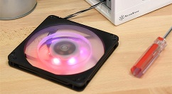 超薄！银欣推FW124-ARGB风扇