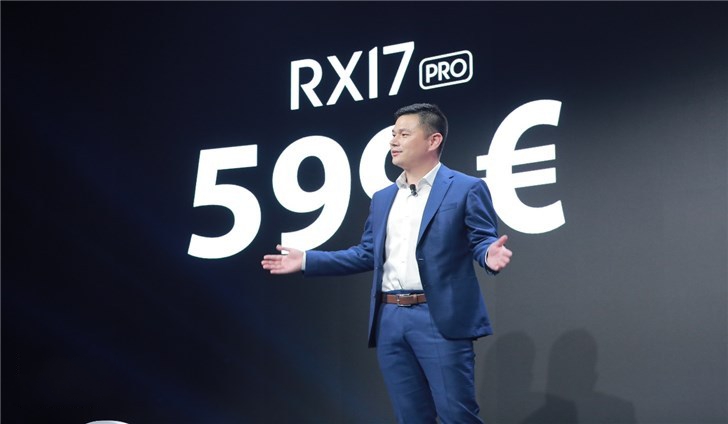 OPPO在米兰推出R17 Pro：599欧元
