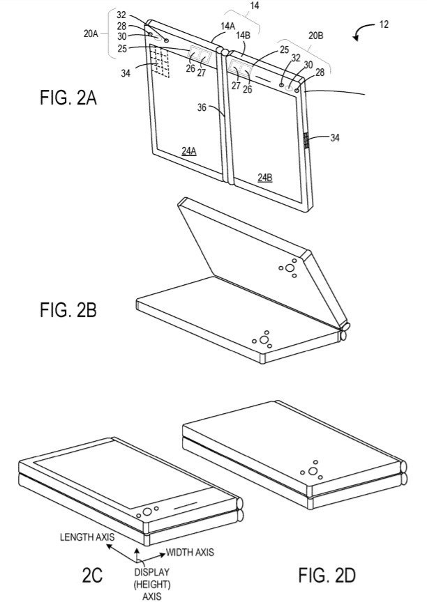 微软为更多可折叠移动设备申请专利