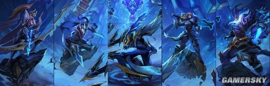 《英雄联盟》冠军系列皮肤概念图：还有对应28个战队的炫彩皮肤