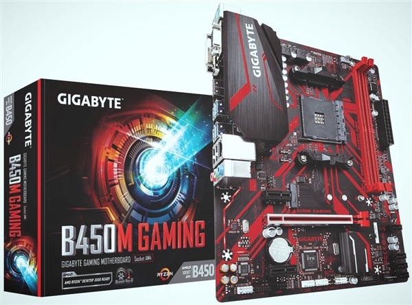 技嘉发布B450M Gaming：采用24-Pin ATX+8-Pin EPS供电