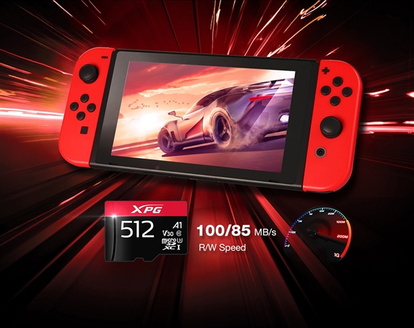 威刚推新款游戏型存储卡系列：最大容量达到512GB