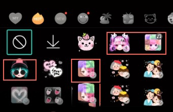 在faceu里使用百变染发的详细操作