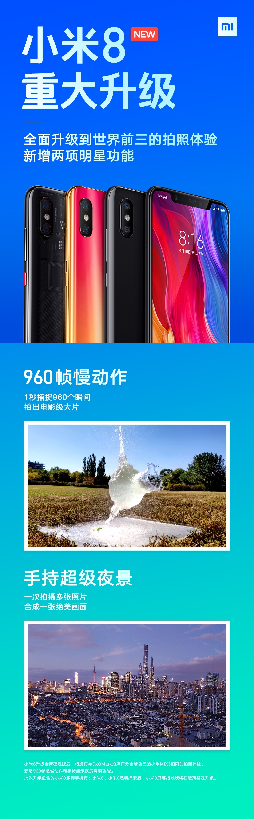 小米8系列获基于Android 9.0的MIUI 10稳定版更新