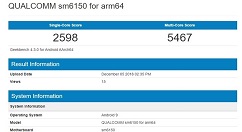 骁龙6150亮相GeekBench：多核5467分