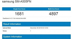 三星Galaxy A50再爆：后置2400万像素主摄像头