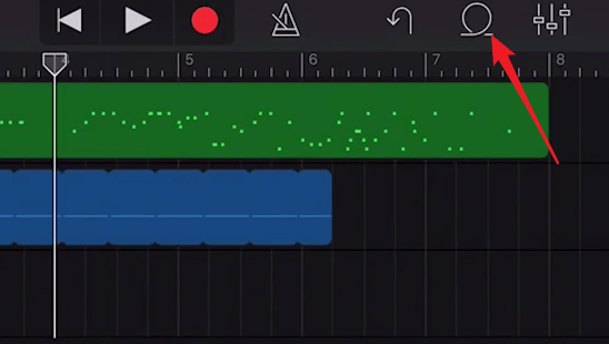 使用库乐队APP导入音乐的详细操作