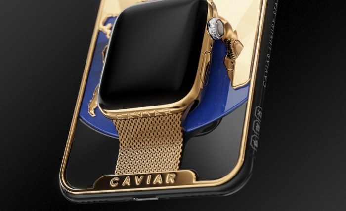 Caviar为iPhone XS Max镀了金身，嵌了Apple Watch