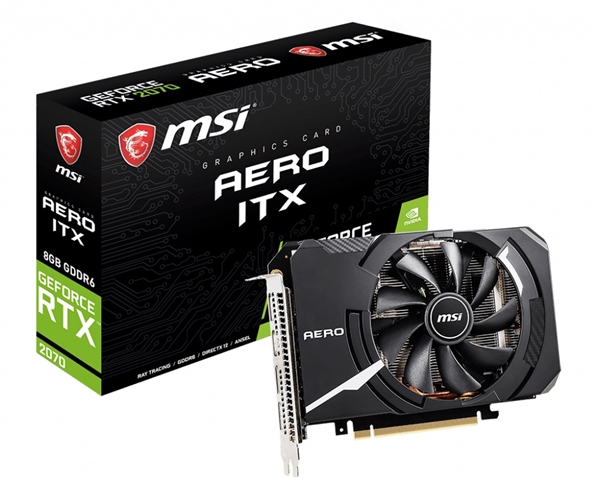 微星发布迷你版RTX 2070 Aero ITX显卡