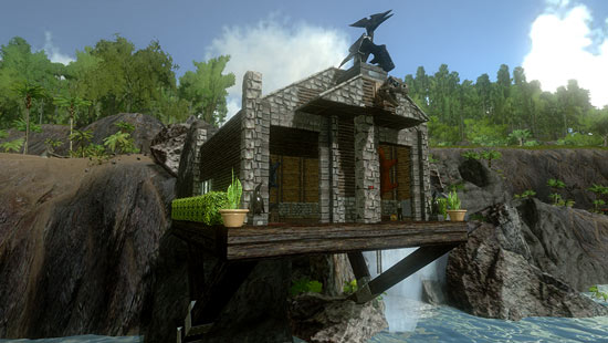 方舟生存进化悬臂平台与空中共生体新增分享