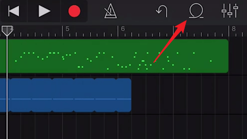使用库乐队APP导入音乐的详细操作