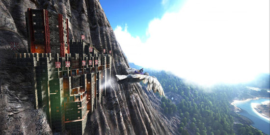 方舟生存进化悬壁平台材料与制作分享