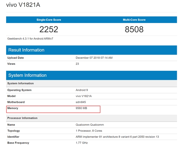 vivo NEX双屏版亮相跑分网站：详细规格揭晓