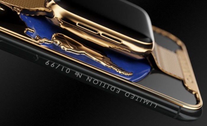 Caviar为iPhone XS Max镀了金身，嵌了Apple Watch