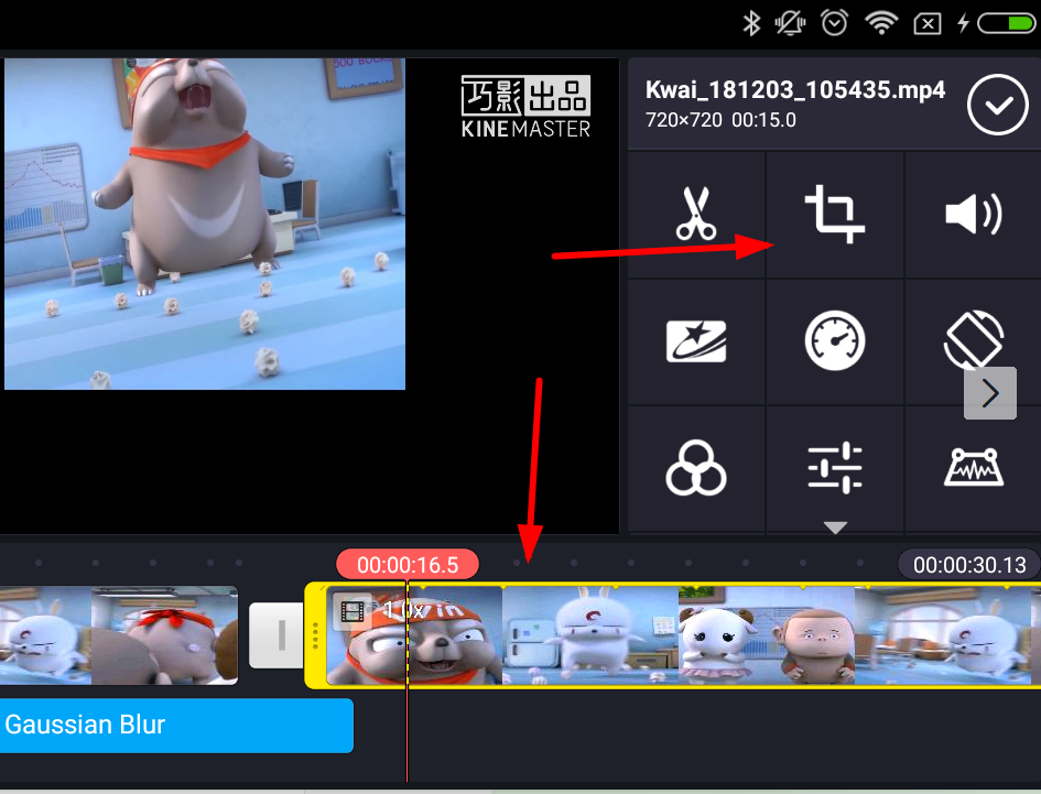 巧影APP设置视频比例的简单操作