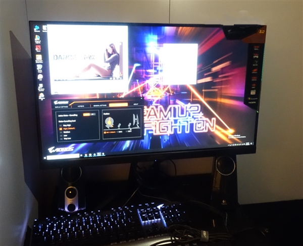 技嘉展示旗下第一款显示器产品，归属Aorus