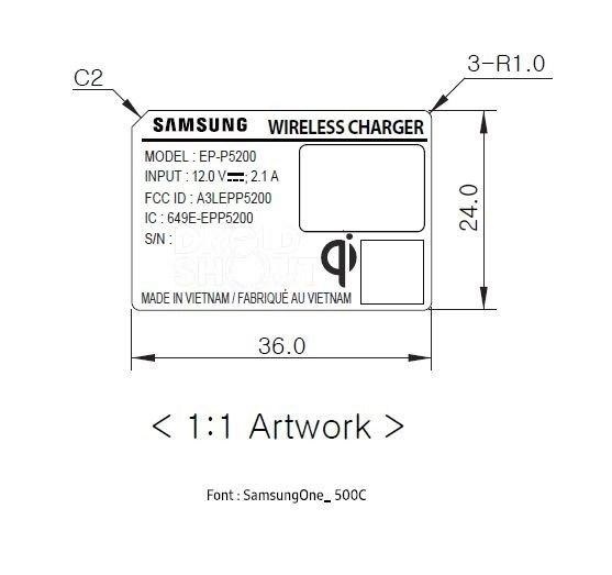 三星新款无线充电器亮相FCC：最高支持12V2.1A