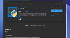 Python 3.7亮相微软商店，尚在评估阶段