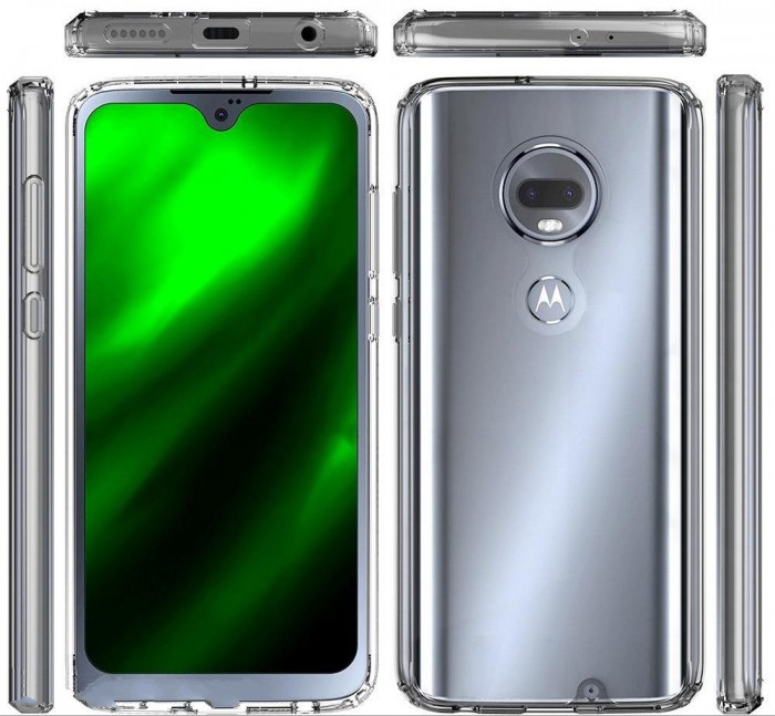 MOTO G7手机壳曝光：水滴屏+背部双摄