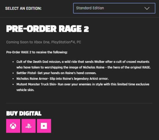 《狂怒2》实机演示视频曝光，将于5月发售