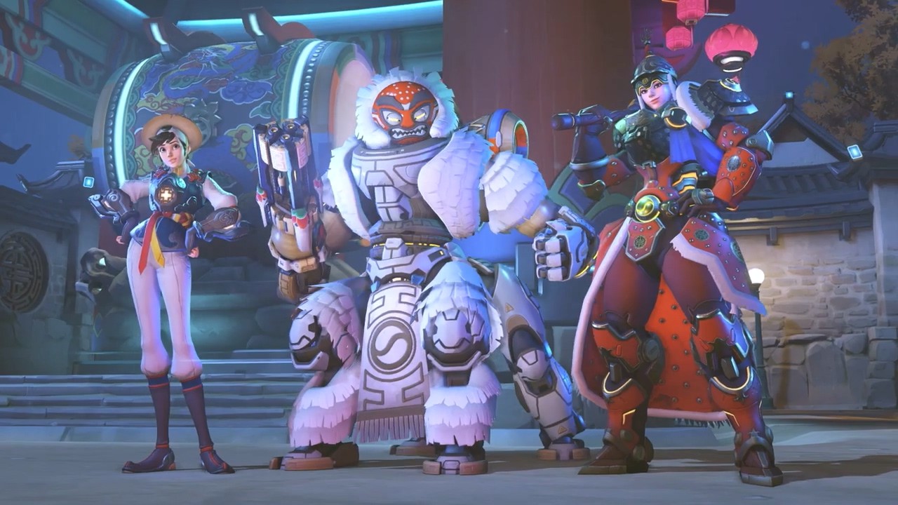 《守望先锋》正式上线猎空、奥丽莎春节皮肤