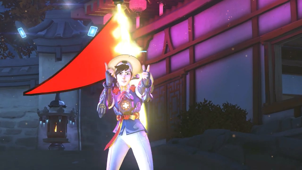 《守望先锋》正式上线猎空、奥丽莎春节皮肤