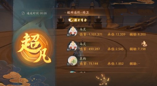 神都夜行录极难精卫26秒通关打法分享