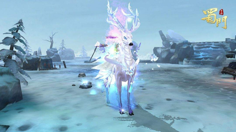 《蜀门》手游新春坐骑圣灵鹿获得分享