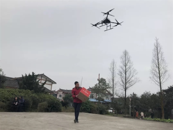 2019年1月京东开始进行无人机常态化运营
