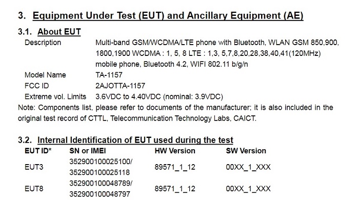 诺基亚TA-1157新机亮相FCC