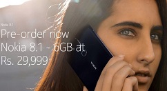 诺基亚8.1 6+128GB正式上线：约2832元